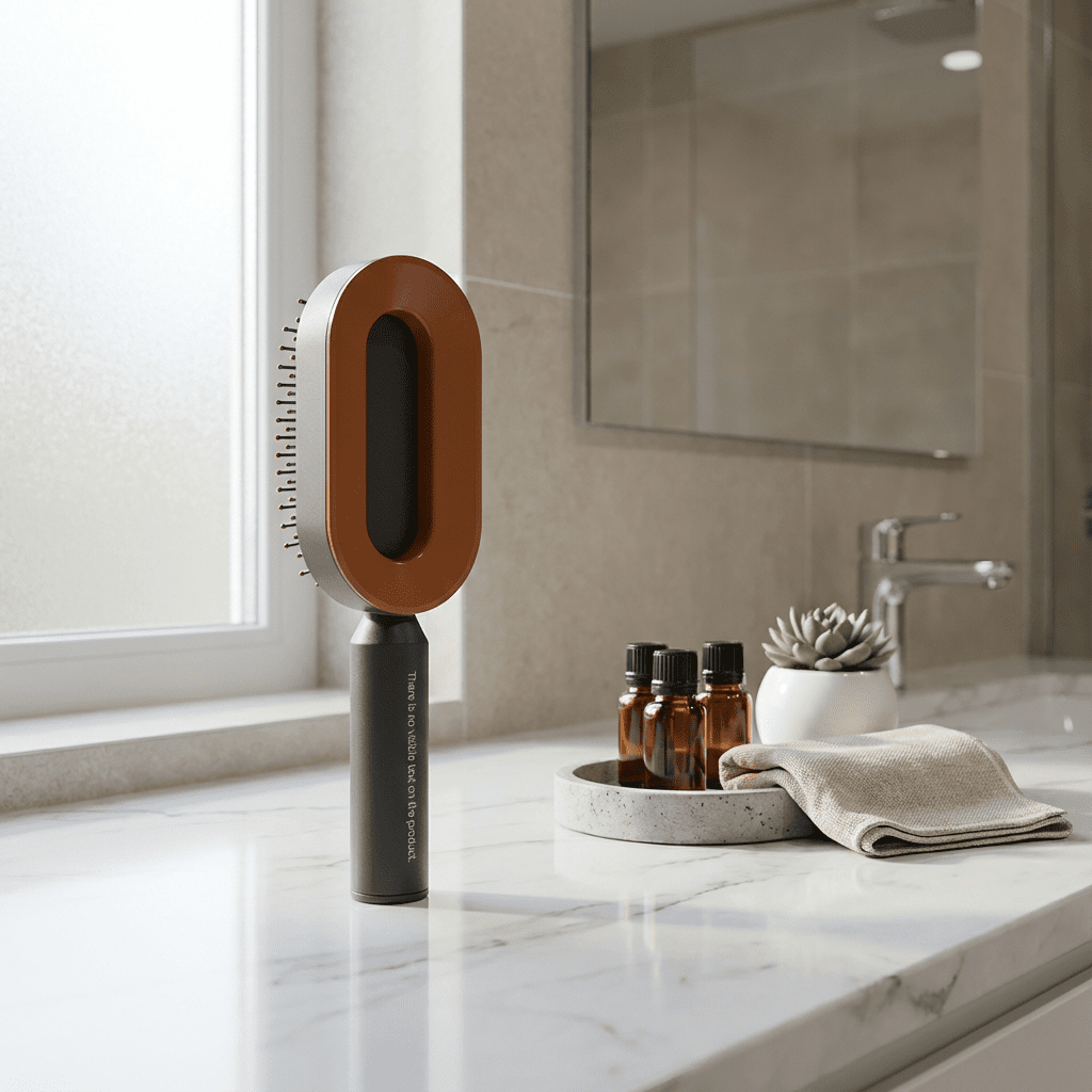 Evera CleanScalp™ Self - Cleaning Massage Brush - Evera Collective